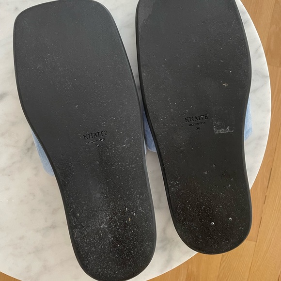 Khaite Monaco suede slides in size 36 - Picture 4 of 4